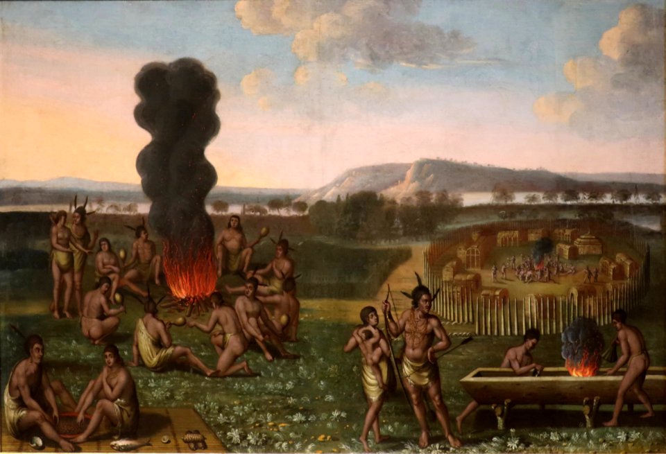 Indians of Virginia by James Wooldridge, c. 1675