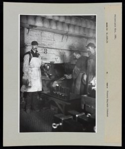 Workers in the smelting room of the United States mint in Philadelphia LCCN2018645929
