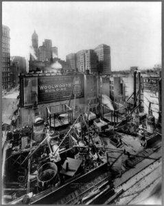Woolworth Building foundations, made March 3rd, 1911 LCCN2002705607