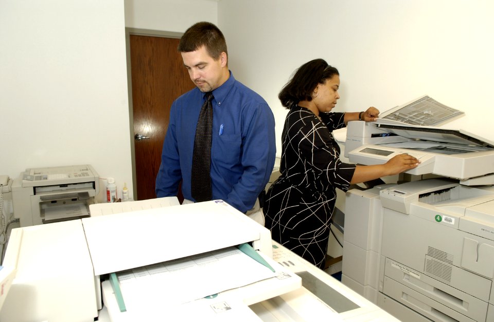 Workers at the cancer information service