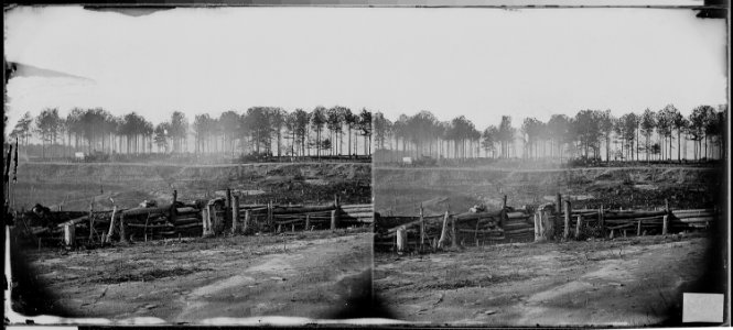 Works near Fort Brady, near Petersburg lines, Va - NARA - 525041