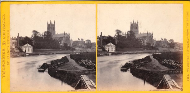 Worcester Cathedral, From the Bridge photo