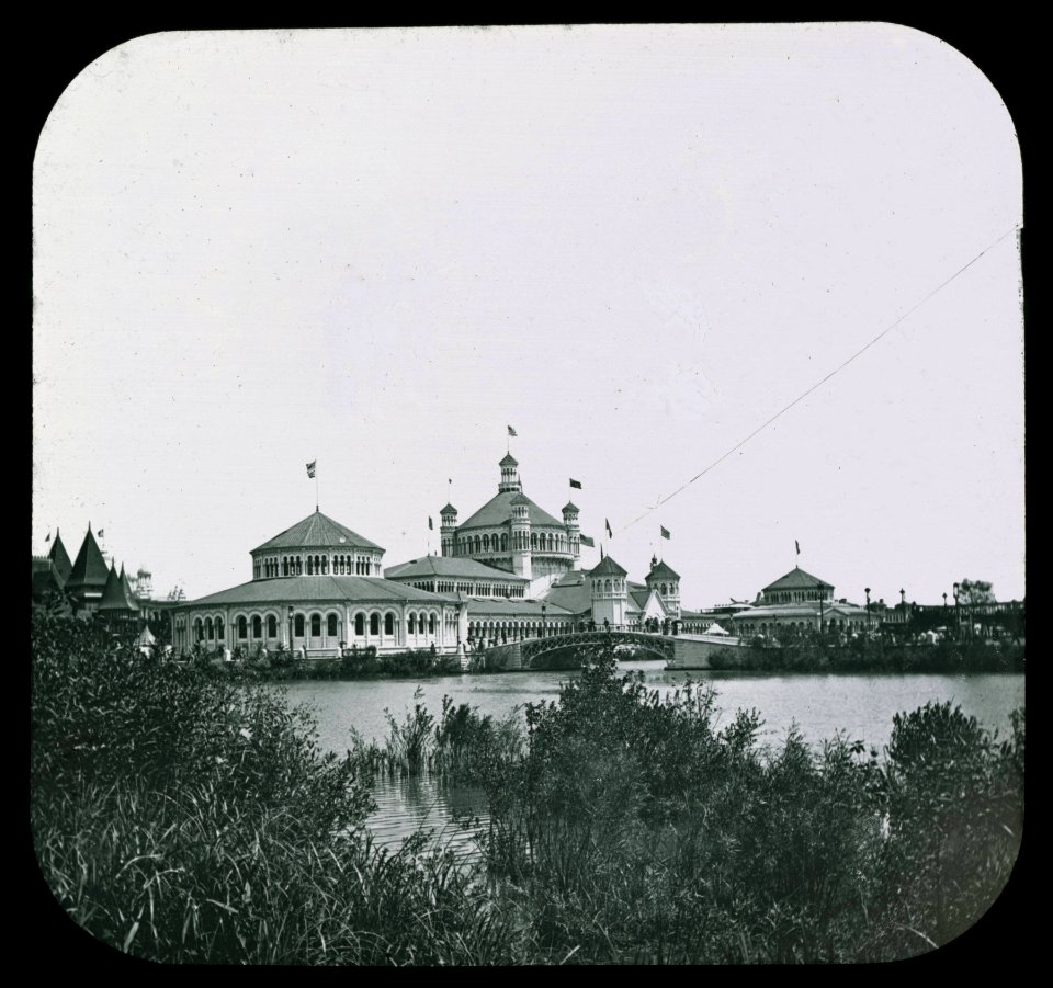 World's Columbian Exposition lantern slides, Fisheries Building, From a Distance (NBY 8736)