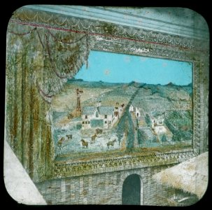 World's Columbian Exposition lantern slides, Illinois Building, Picture of Corn and Grain (NBY 8781)