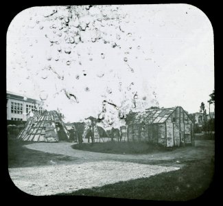 World's Columbian Exposition lantern slides, Indian Village, Midway Plaisance (NBY 8787)