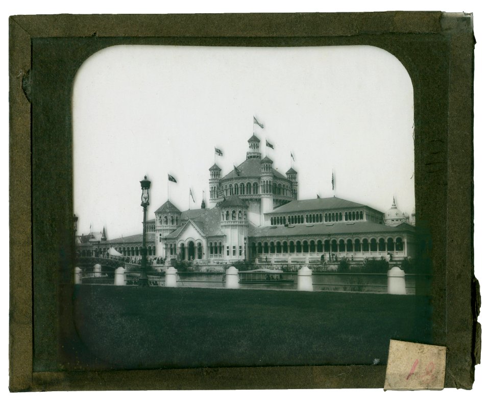 World's Columbian Exposition lantern slides, Fisheries Building, Entrance (NBY 8825)