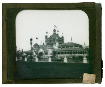 World's Columbian Exposition lantern slides, Fisheries Building, Entrance (NBY 8825)