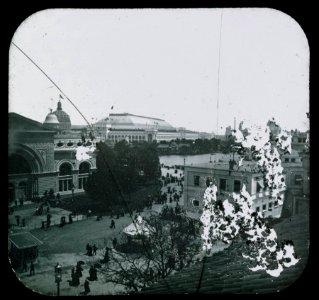 World's Columbian Exposition lantern slides, California Building, From Roof (NBY 8838)