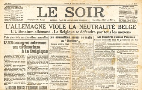World War 1 Headlines R01