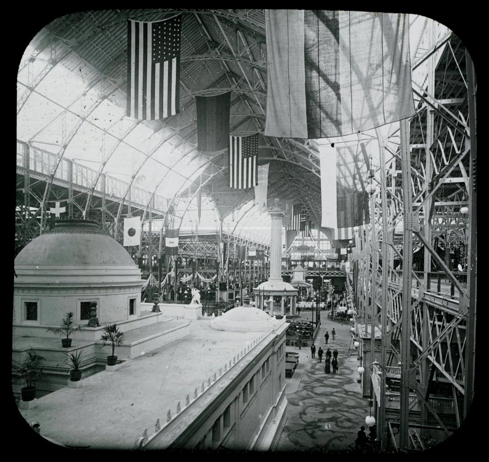 World's Columbian Exposition lantern slides, Electric Building, Interior, Bell Telephone Exchange... (NBY 8733)