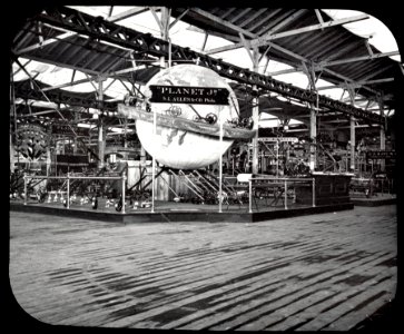 World's Columbian Exposition lantern slides, Agricultural Building, Farm Implements, Harrows, etc. (NBY 8748)