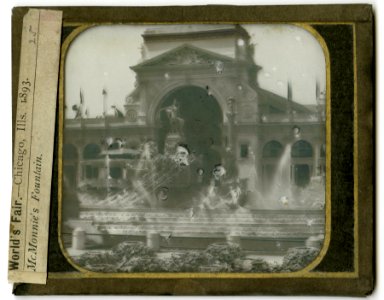 World's Columbian Exposition lantern slides, McMonnie's Fountain (NBY 8756)