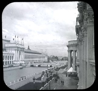 World's Columbian Exposition lantern slides, Liberal Arts Building, West Front (NBY 8712)