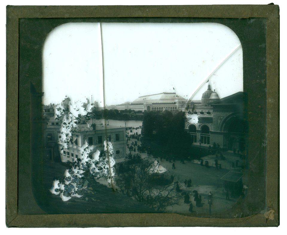 World's Columbian Exposition lantern slides, California Building, From Roof (NBY 8837)