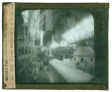 World's Columbian Exposition lantern slides, Electric Building, Interior, Bell Telephone Exchange... (NBY 8732)