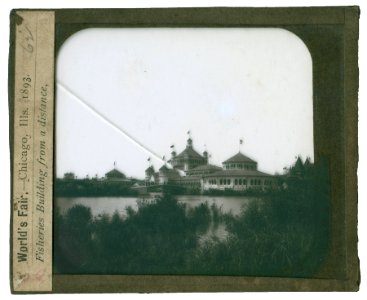 World's Columbian Exposition lantern slides, Fisheries Building, From a Distance (NBY 8735) photo