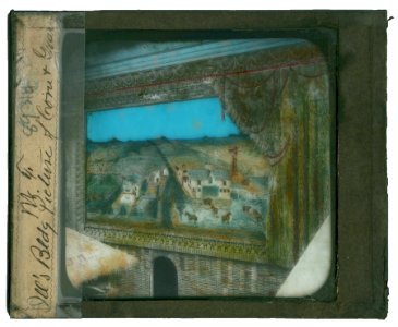 World's Columbian Exposition lantern slides, Illinois Building, Picture of Corn and Grain (NBY 8780)