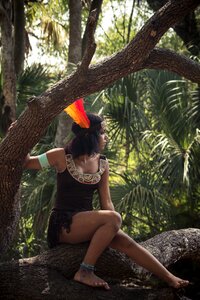 Costume outside green