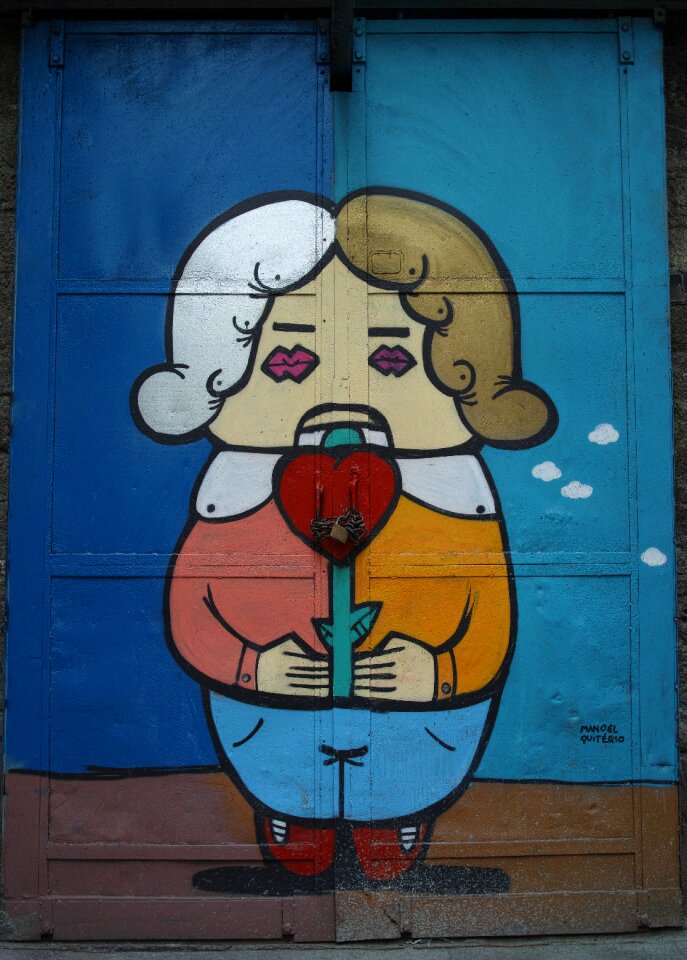 Artist city ​​center background
