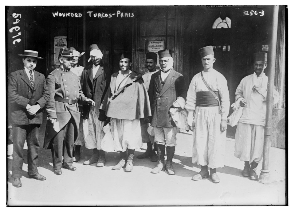 Wounded Turcos in Paris LCCN2014697735
