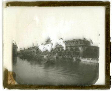World's Columbian Exposition lantern slides, Transportation Building, East Side (NBY 8726) photo