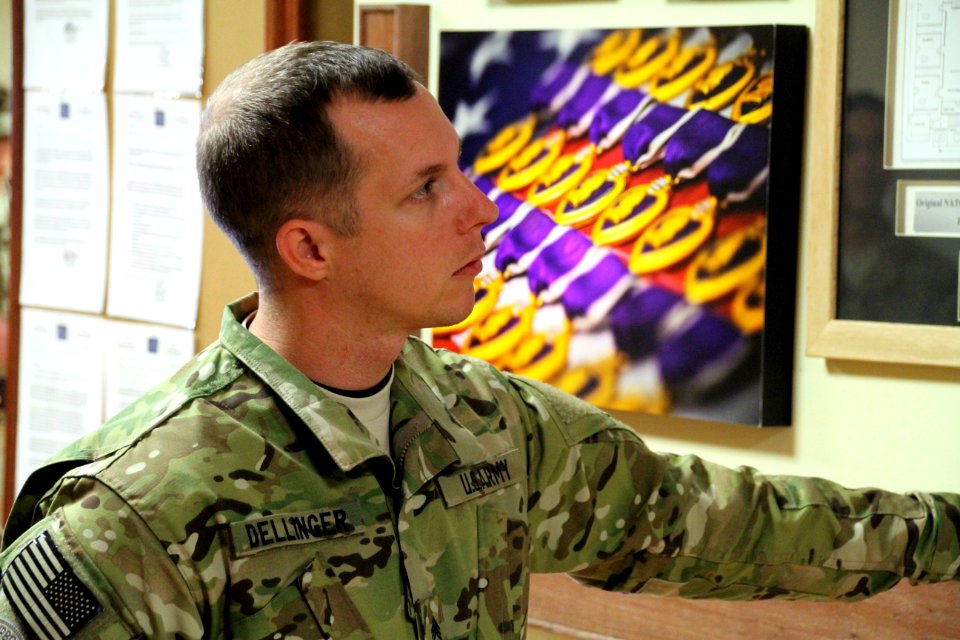 Wounded combat veteran returns to Afghanistan 141101-N-JY715-794