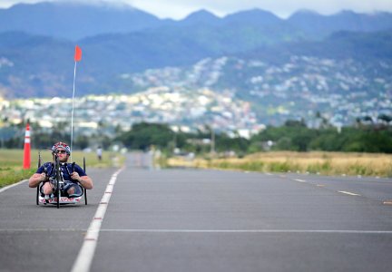Wounded Warrior Pacific Trials at Pearl Harbor (cycling) 160224-N-PA426-222