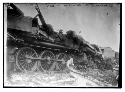 Wreck of the 20th Century Limited- Middletown, O. LCCN2014688313