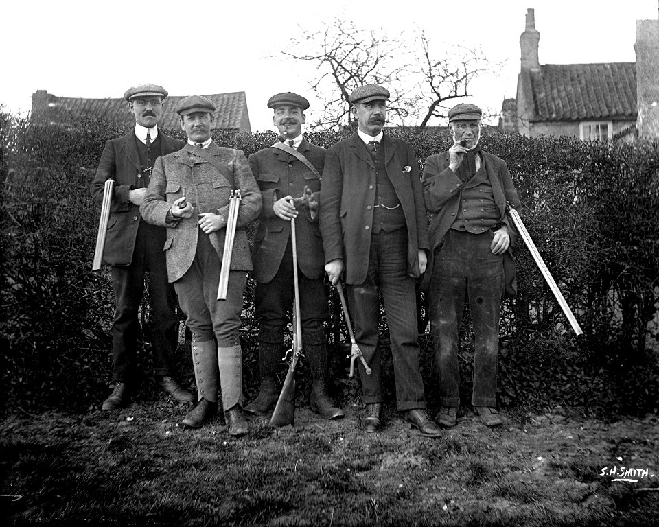 Wright and his brothers with shooting party (cf. K9) YORYM-S496