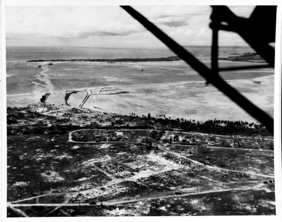 Wrecked town of Sumay, Guam