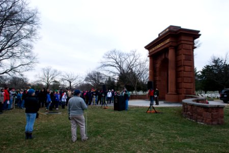 Wreaths Across America’s Wreath Retirement Day (clean up) in Arlington National Cemetery (31726706264) photo