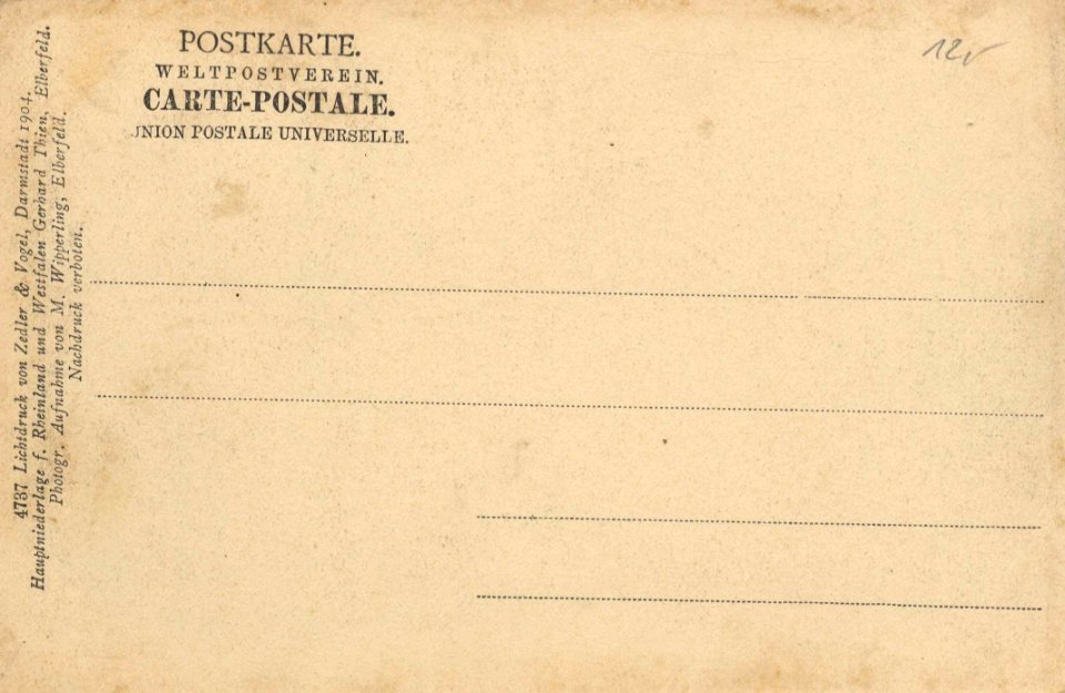 Wuppertal, Nordrhein-Westfalen - Gebäudeansicht (back) (Zeno Ansichtskarten)