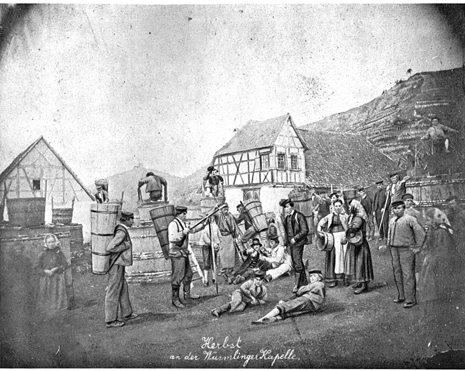 Wurmlinger Kapelle Herbst 1870