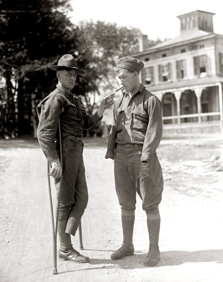 WWI amputees at Walter Reed