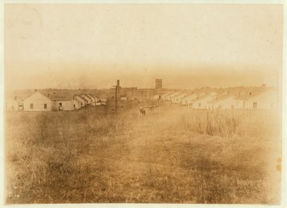 Wylie Mills, Chester, S.C. and settlement of houses. No schools for all these people. LOC cph.3a29765