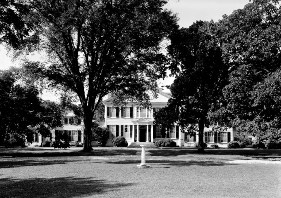 Wye House, view of front, HABS