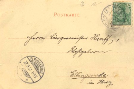Wyk a. Föhr, Schleswig-Holstein - Denkmal Kaiser Wilhelm I. (back) (Zeno Ansichtskarten)
