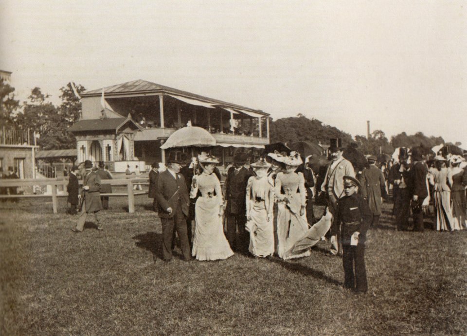 Wyścigi konne Pole Mokotowskie ok. 1892