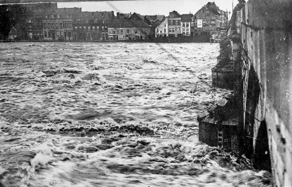 Wyck-Maastricht, Oeverwal, hoogwater