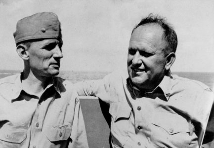 XO Burch and CAPT Dixie