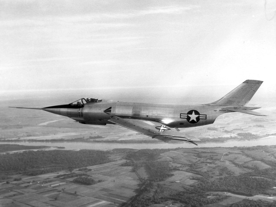 XF3H Demon in flight in 1951