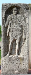 Xanten legionary secundus gravestone