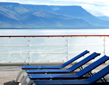 Sea ships sun lounger