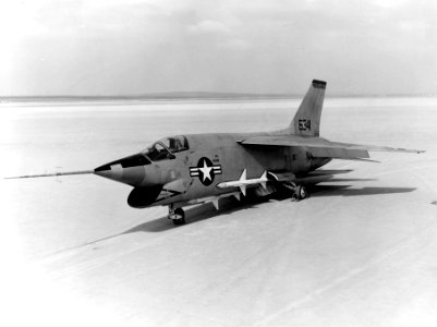 XF8U-3 Crusader at Edwards AFB 1958