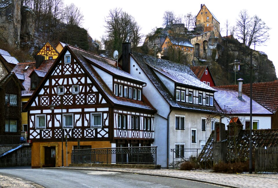 Castle building roof