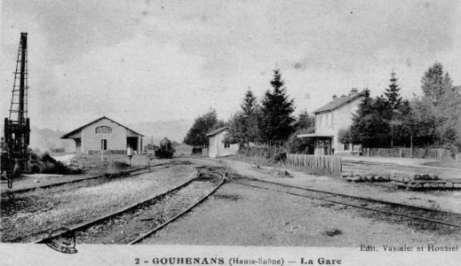 XXe s - Gare de Gouhenans - 01