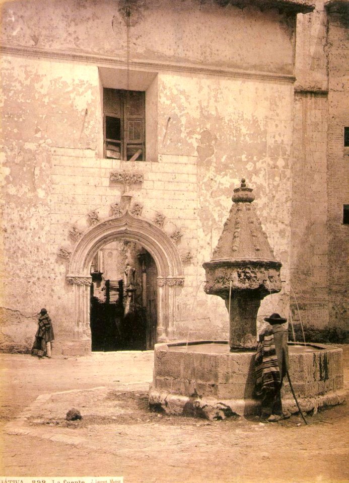 Xàtiva, font gòtica, 1870 J.Laurent