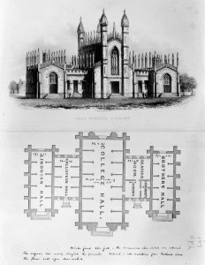 Yale University Dwight Hall floor plan