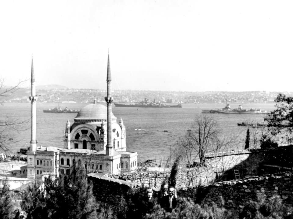 Yavuz (Goeben) battlecruiser Istambul April 1946