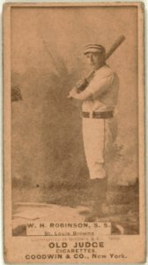 Yank Robinson, St. Louis Browns, baseball card portrait LCCN2008675059